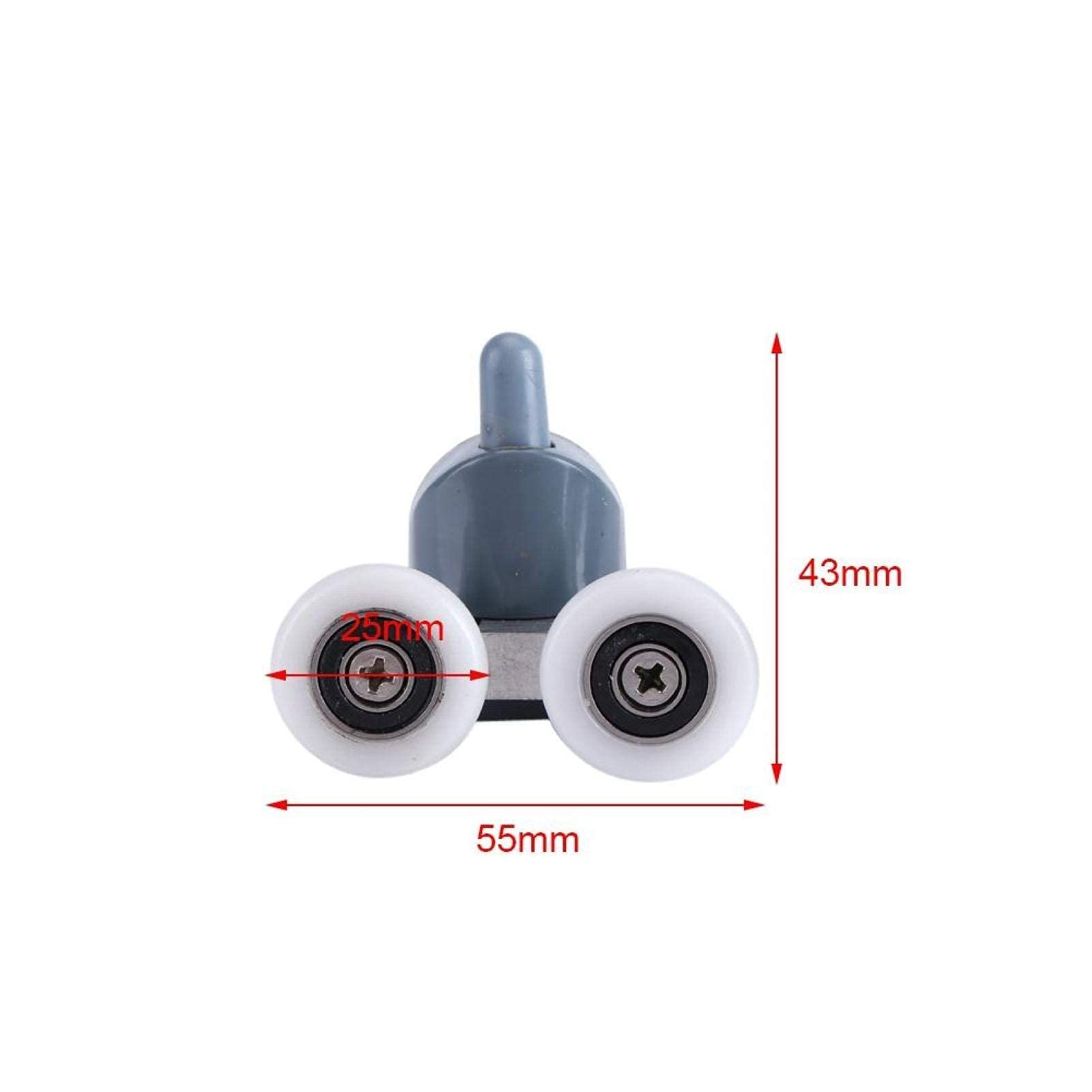 Pulleyas para puertas y ducha, rouleaux para cabinas de ducha, guías de porte y ruedas superiores e inferiores