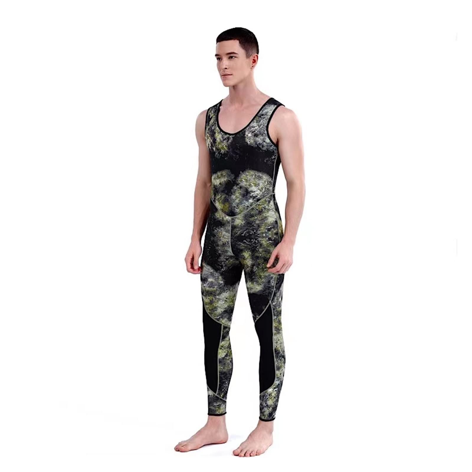Sprzęt do nurkowania SCR Neoprenowe 3mm Kombinezony Do Pływania Męski Kombinezon Do Nurkowania Split Snorkel Swimsuit Łowiectwo Podwodne Surfing Kombinezon Sprzęt Korzystanie z bezpieczniejszego(Top a