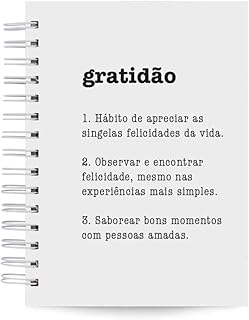 Planner Semanal Significado Gratidão Capa Dura 156 Fls A5 21x15cm