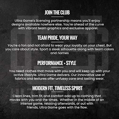 Ultra Game Men's NCAA Official Casual, Comfortable, Sporty4