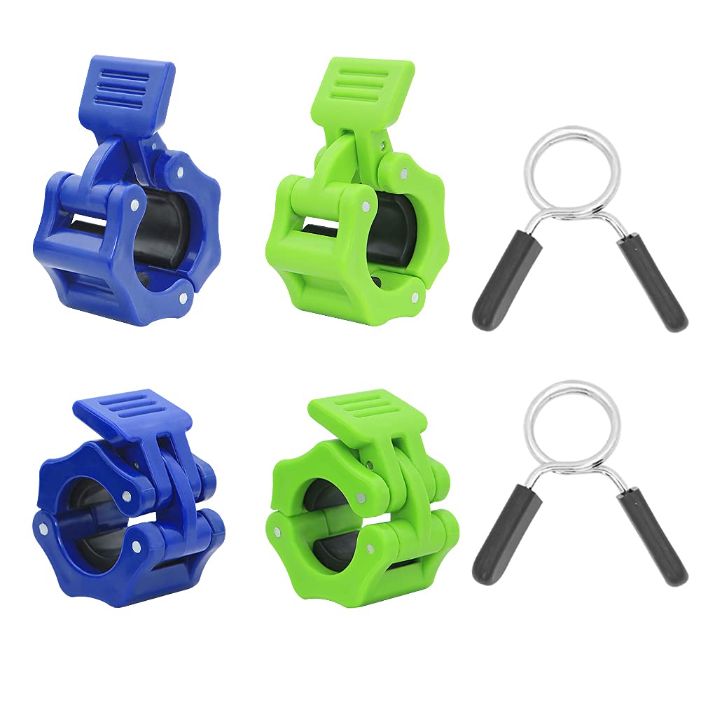 4 PièCes SéRies Printemps Colliers Clips Exercice Collier Barbell Pinces pour Barres Olympiques 4 PièCes SéRies Printemps Colliers Clips Exercice Collier Barbell Pinces pour Barres Olympiques