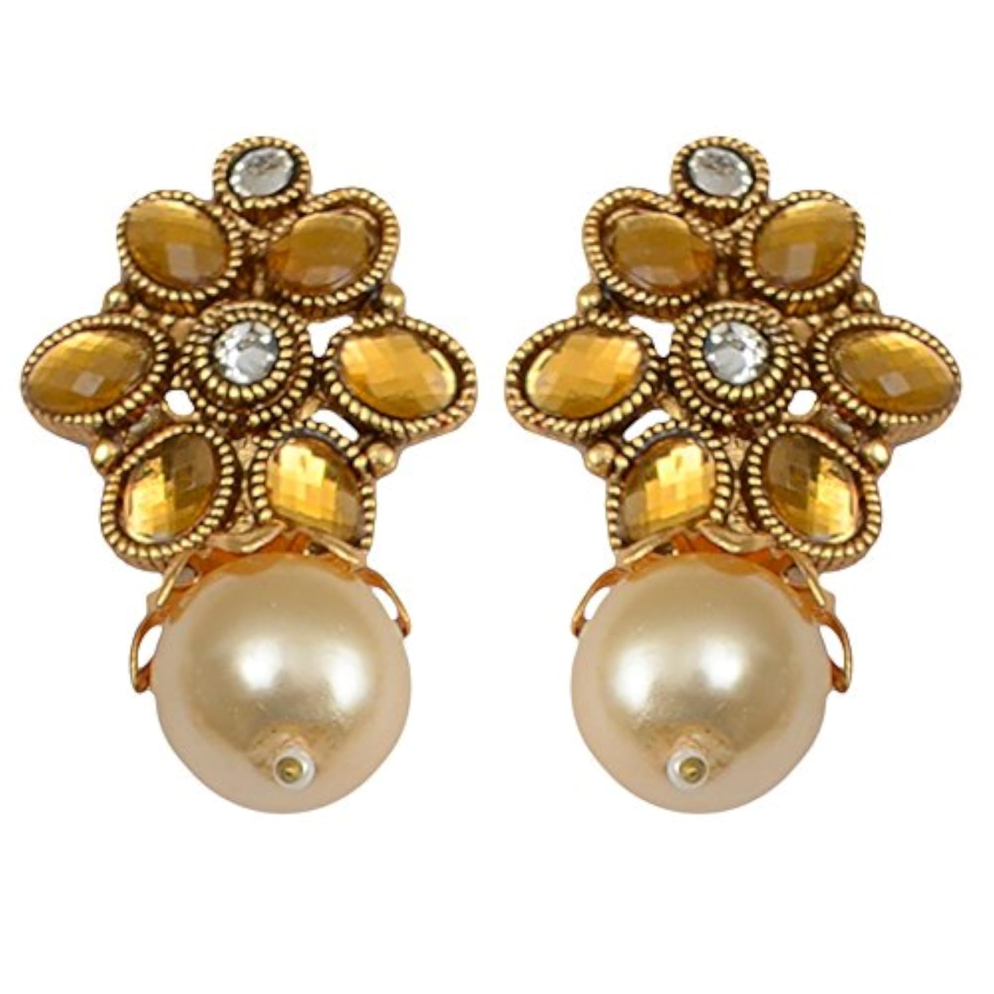 Elegant Traditional Pendant Set with Matching Earrings