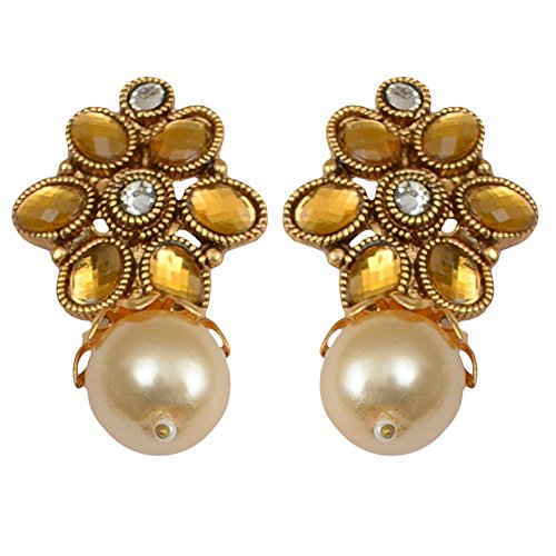 Elegant Traditional Pendant Set with Matching Earrings