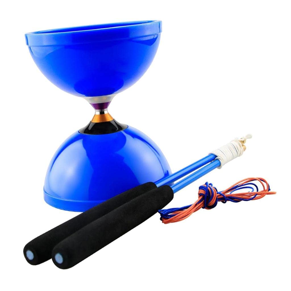 misppro Yoyo chino Diábolo Juguete con Triple Rodamiento y Dos Palillos Rápido y