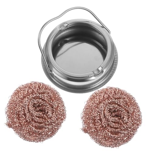 1 Set Soldering Iron Cleaning Tool Tip Cleaner Tip Cleaner Soldering Tip Cleaner Cleaning Ball Cleaning Ball Cleaning Tools Stainless Steel Silver HOMOCONO