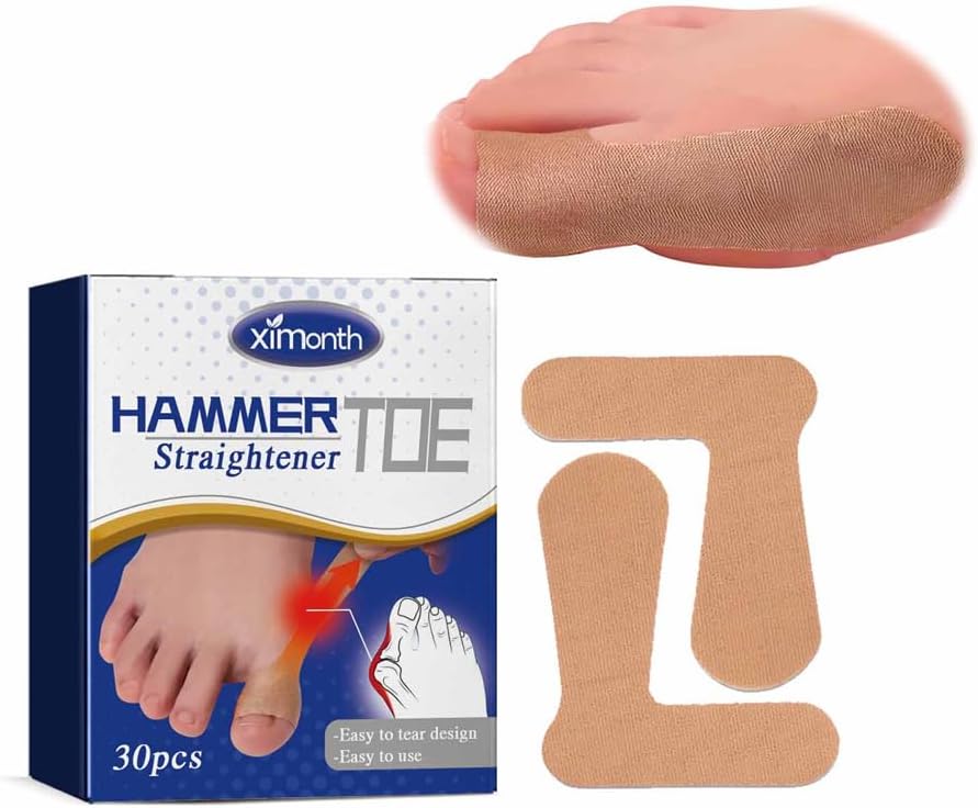 AzoneeAzonee 20 PCS Bunion Corrector for Big Toe, Self-Adhesive Pain Relief Toe Brace, Elastic Thumb Support Stickers for Hallux Valgus, Bunion Treatment for Women & Men