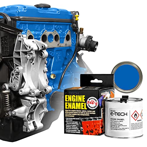 E-TECH - BLUE - Car/Bike Engine Enamel Paint - 250ml