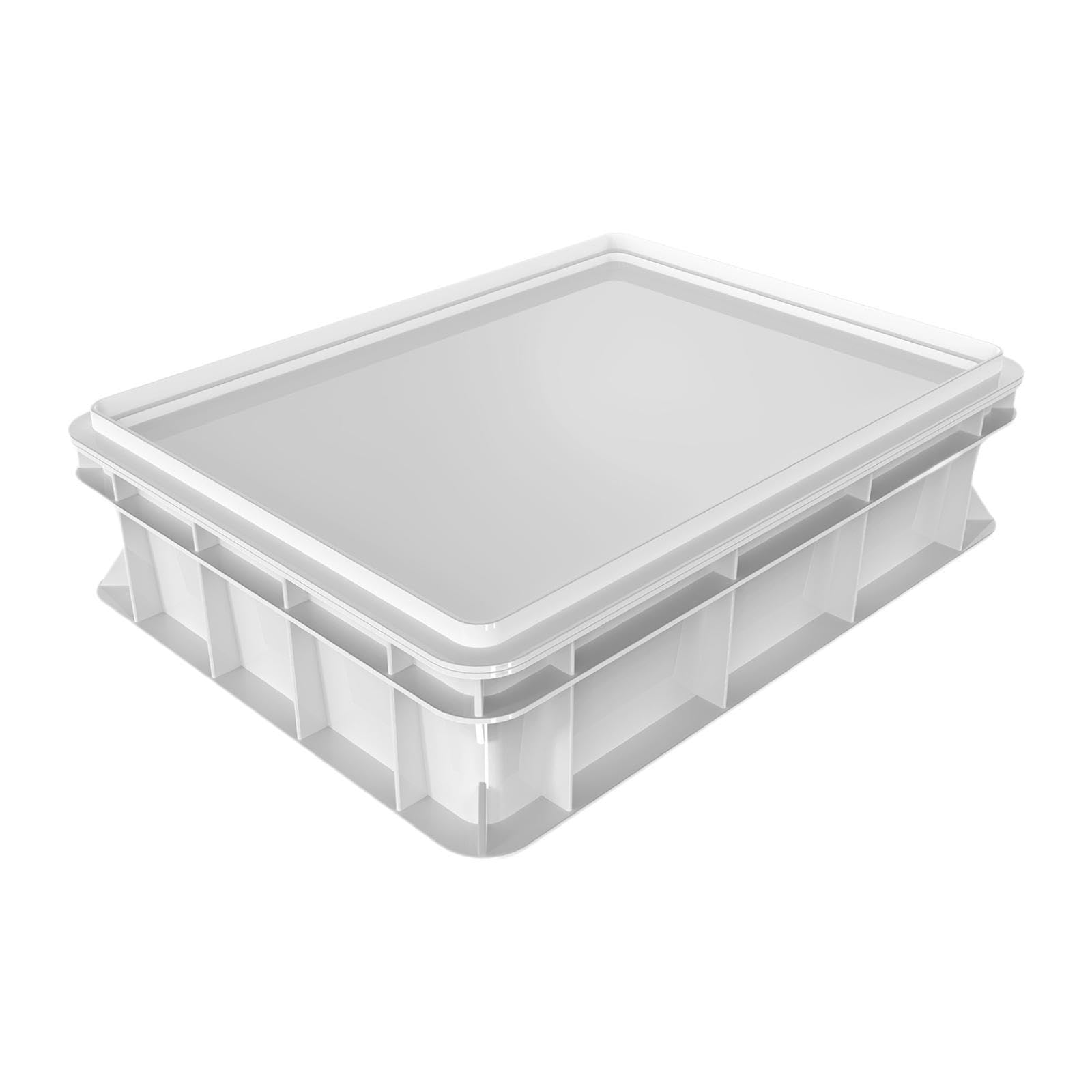 Pizza Gärbox, Stabil, Leicht zu Reinigen, Rechteckiger Aufbewahrungsbehälter, Pizza Wendebox für Restaurantküche, S