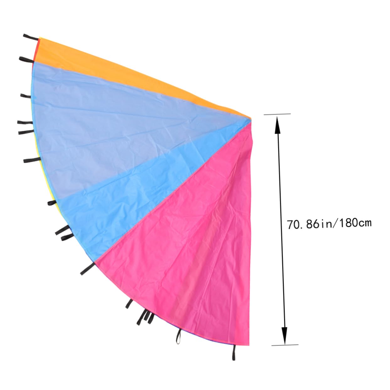 VANZACK Outdoor Play Educational Parachute for Cooperative Game for Group Activities for Summer Games and Family Fun