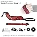 Produktbild SpiderPro Hand Strap v2 Handschlaufe aus Leder - Rot