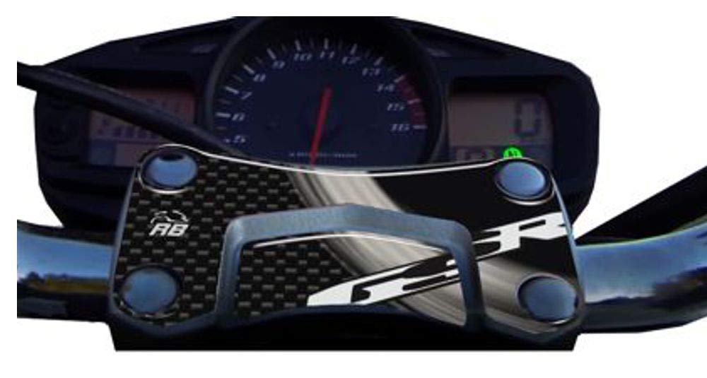 Adesivi Protettivi 3D Effetto Carbonio Per Suzuki GSR 2006-2010 - Kit Serbatoio, Tappo E Piastra Sterzo