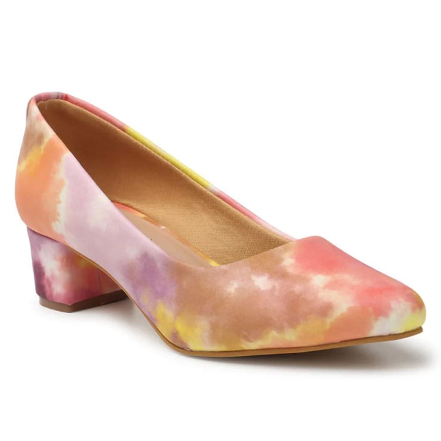 Womens Pump Shoes Block Heel Bellies for Girls, Office, Party, Wedding Multicolor Formal Pumps for Women (MC12012) (B0DH3HGSMH) Amazon Price History, Amazon Price Tracker