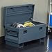 TRINITY Reinforced Steel Job Site Storage Box for Construction, Garages, Power Tools, Powder Coated Finish, 36 Inches, Gray