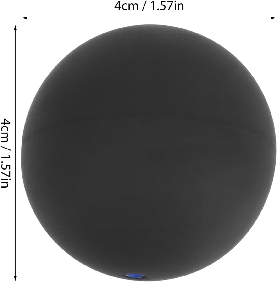 PRETYZOOM Squash Ball Single Blue Dot for Training and Competition, High Elastic Rubber Squash Racket Ball for Beginner Practice and Sports