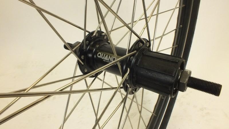26" Rear 7 Speed Rim Brake Rear Wheel ONLY Complete Assembly Tire Tube Black Mountain Comfort Cruiser Bike