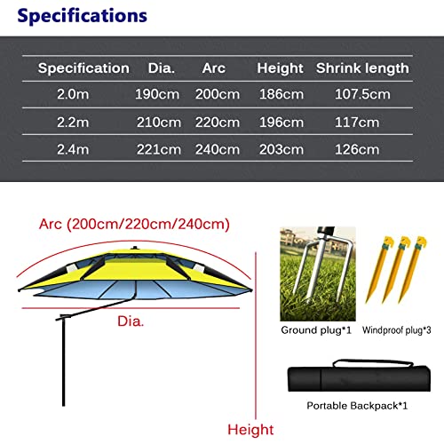 Parasol résistant à la rouille et ajustable pour terrasse CLSDRZC
