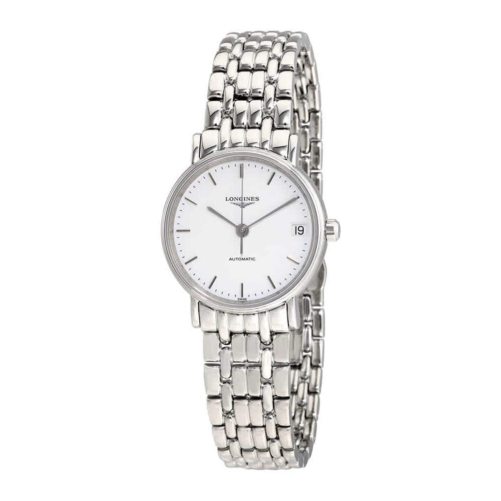 Longines Presence Automatic White Dial Ladies Watch L43224126