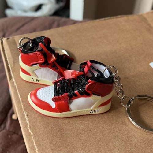 Image of CLA6 3D Sneaker Keychain | Miniature Shoe Keyring | Handcrafted And Hand-painted | Diverse Collection | Unisex