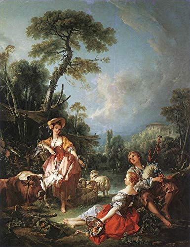 Peinture à l'huile de François Boucher, l'esprit de l'été pour vos murs