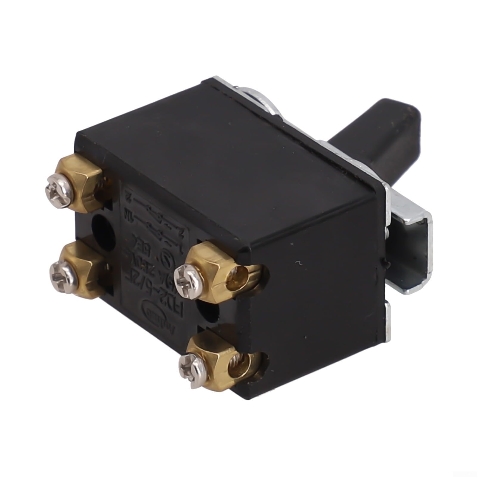 Whychstore Interruttore a Pulsante per Smerigliatrice Angolare, Facile da Montare, AC250V 5A, Nero