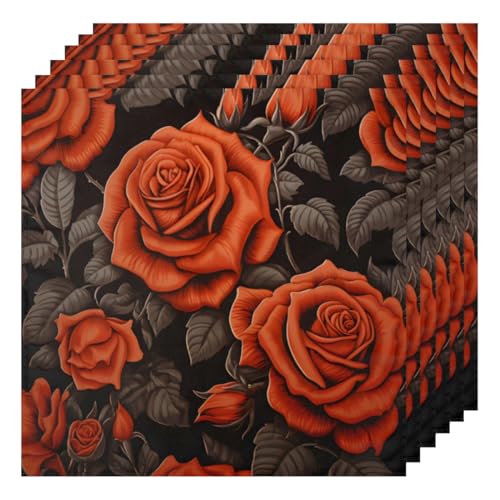 Servilletas de Tela Set 6 50.5x50.5 cm Multicolor miniatura 1