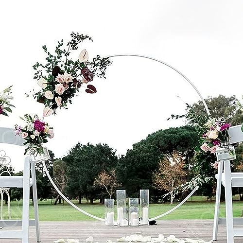 Moldura de arco de balões, 100 cm, suporte redondo removível para fundo de balões, moldura circular para decoração de aniversário, casamento, festa, balões não incluídos