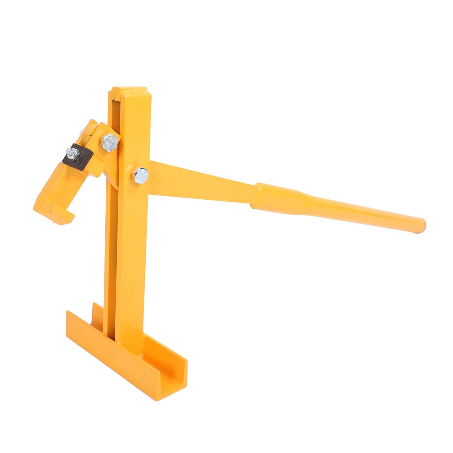 Fence Post Remover Puller Stainless Steel Metal Lifter with Handle for Ranch Farm