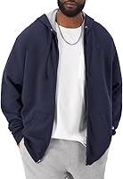Vista 3 de Champion Sudadera con capucha y cremallera para hombre, cómoda sudadera con capucha para hombre (regular o grande y alto)