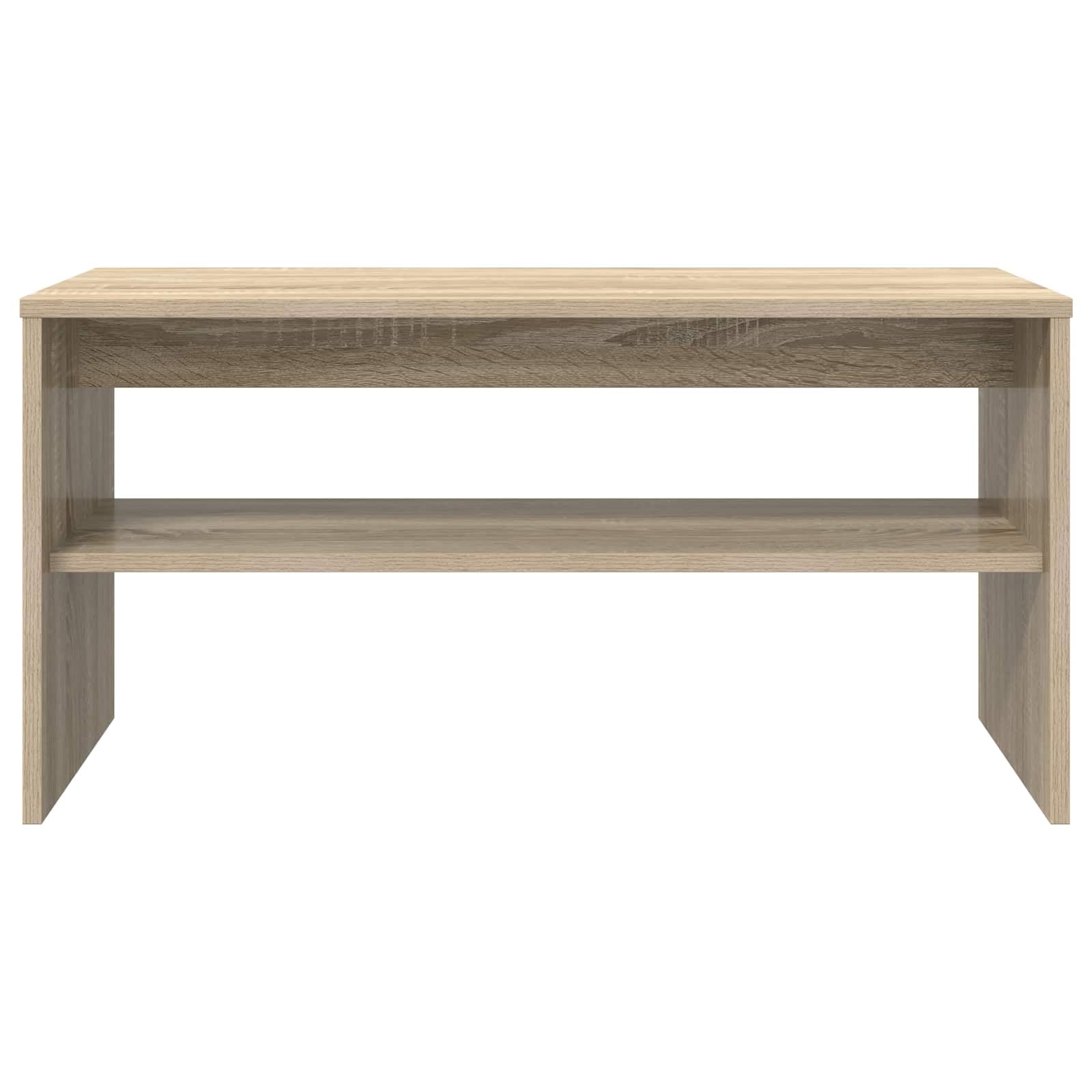 Générique Szafka pod telewizor drewno konstrukcyjne 80 x 35 x 40 cm | Nowoczesny styl, regał do przechowywania, do salonu, łatwa konserwacja za pomocą wilgotnej szmatki