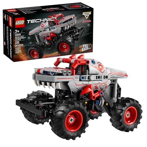 LEGO Technic Monster Jam ThunderROARus Pull-Back Monster Truck Toy - Building Toy for Kids, Boys and Girls, Ages 7+ - Creative Gift Idea for Lovers of Monster Trucks - 42200 by LEGO - Used condition - CA$20.83
