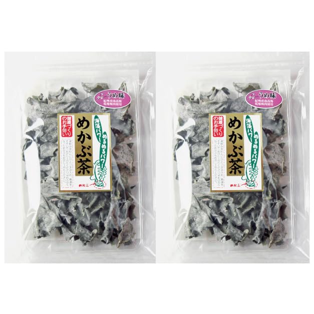 Amazon.co.jp: めかぶ茶 梅味 50g (2袋) : 食品・飲料・お酒