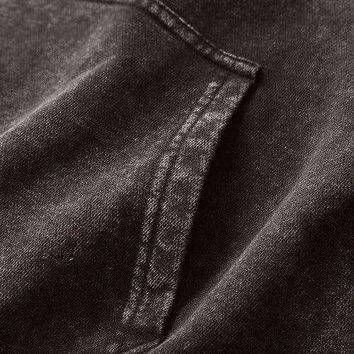 Men's Oversized Hoodies with Pockets Vintage Cotton Pullover Hip Hop Streetwear Casual Sweatshirt4