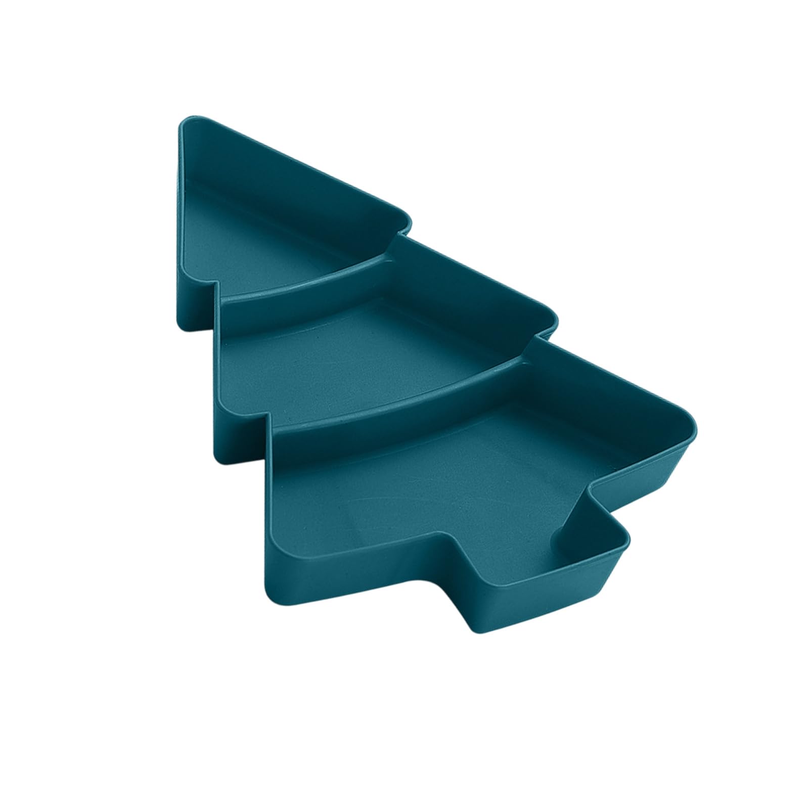 Xjdzineq Multiple Section Holiday Snacks Tray Christmas Tree Designs for Candy Nut and Party Serving Candy for Holidays