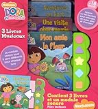  Dora l\'exploratrice : trois aventures musicales: Mon amie la fleur ; Une visite chez mamie ; Aventures en kart