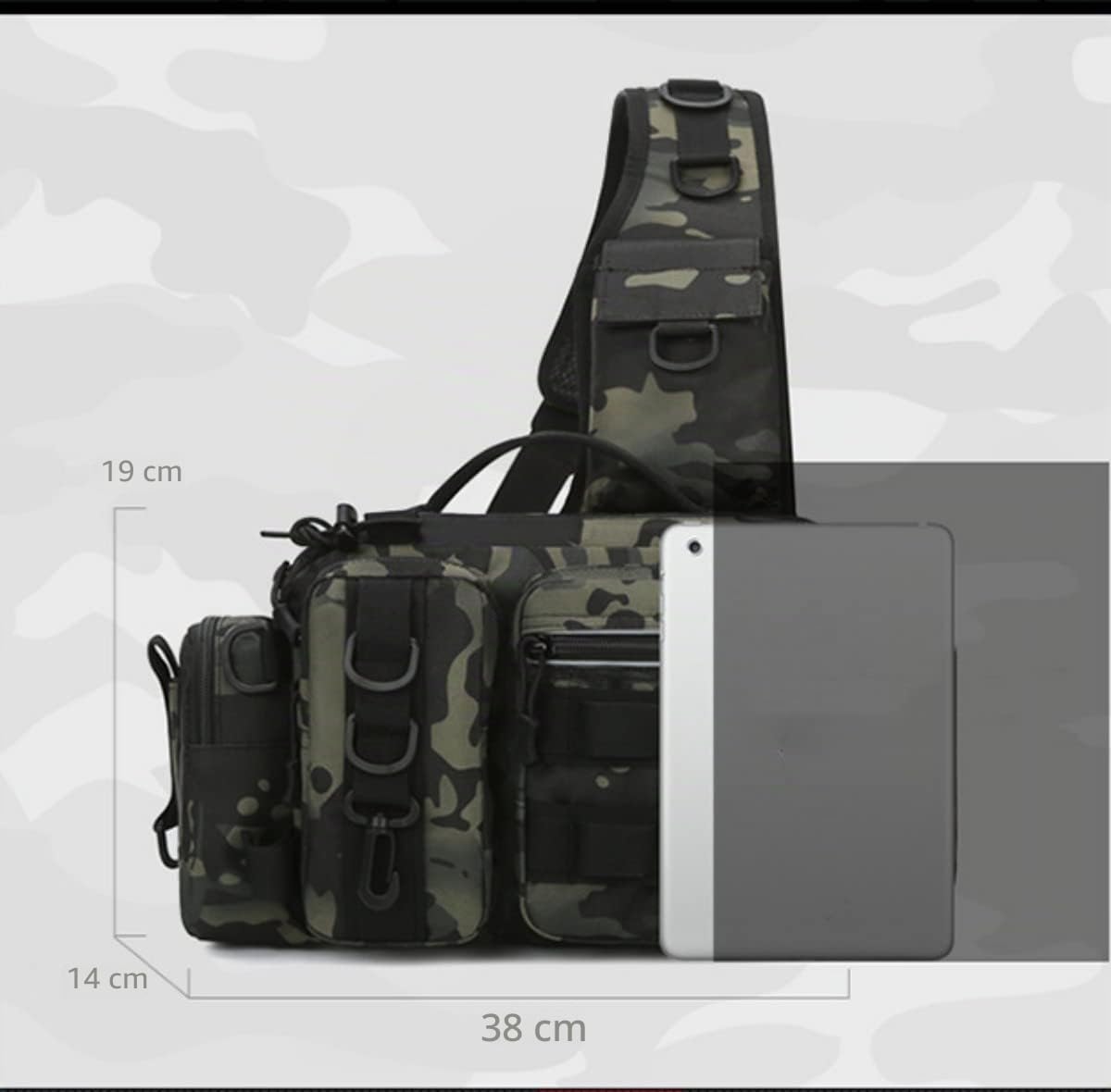 Bolsa de aparejos de pesca, bolsa de almacenamiento de aparejos de pesca, mochila de pesca ligera, bolsa de herramientas para pesca, senderismo, caza, camping
