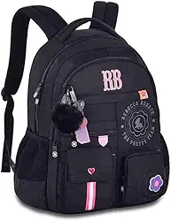 Mochila de Costas Rebecca Bonbon em Nylon com Bordado 21 Litros