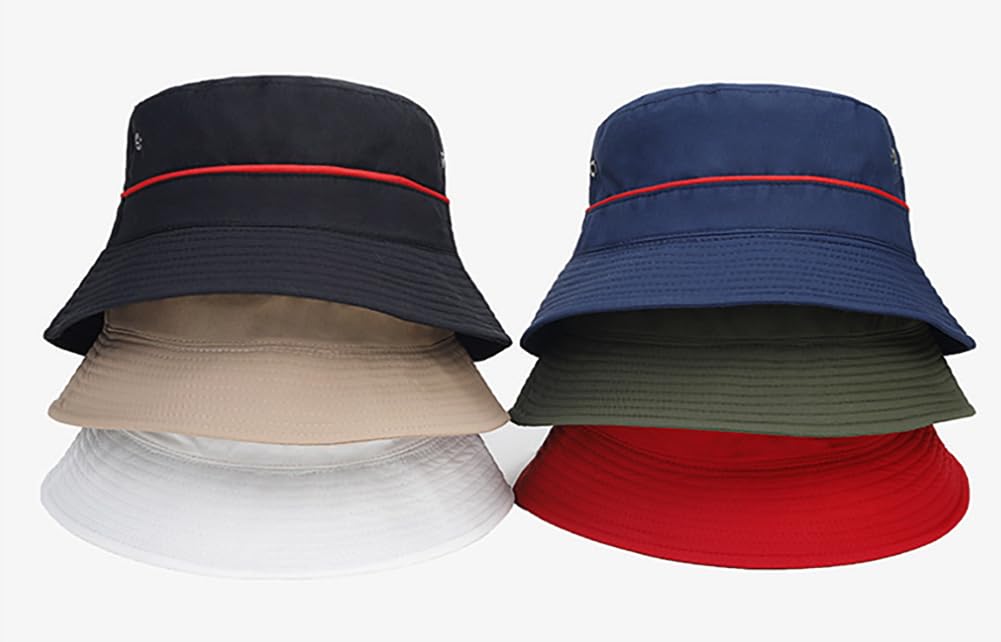 XYIYI Quick Dry Waterpoof Bucket Hats for Men Women Outdoor Sun Beach Fishing Cap, White, One Size 1