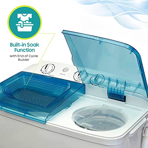 Image of Croma 6.5 kg Semi Automatic Top Load Washing Machine (CRAW2221, White)