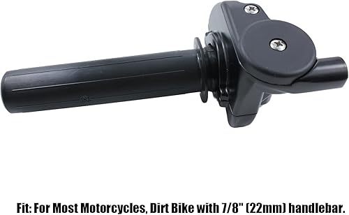 Miniatura 3 de Empuñadura universal del acelerador de motocicleta de 78 pulgadas, 0.866 in con mango de acelerador para KLX CR CRF EXC XR TTR CRF50 CRF230 50 70