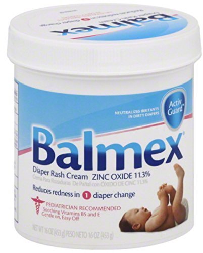 Balmex Diaper Rash Cream with Zinc Oxide 16 oz by Balmex
