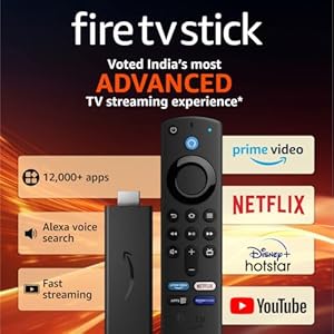 Amazon Fire TV Stick with Alexa Voice Remote (includes TV and app controls) | HD streaming device