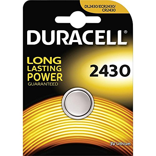 1 x Blister batteria a bottone Duracell Cr2430 al