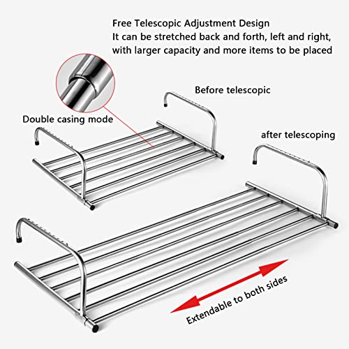 Étendoir à vêtements rétractable mural pour optimiser le balcon
