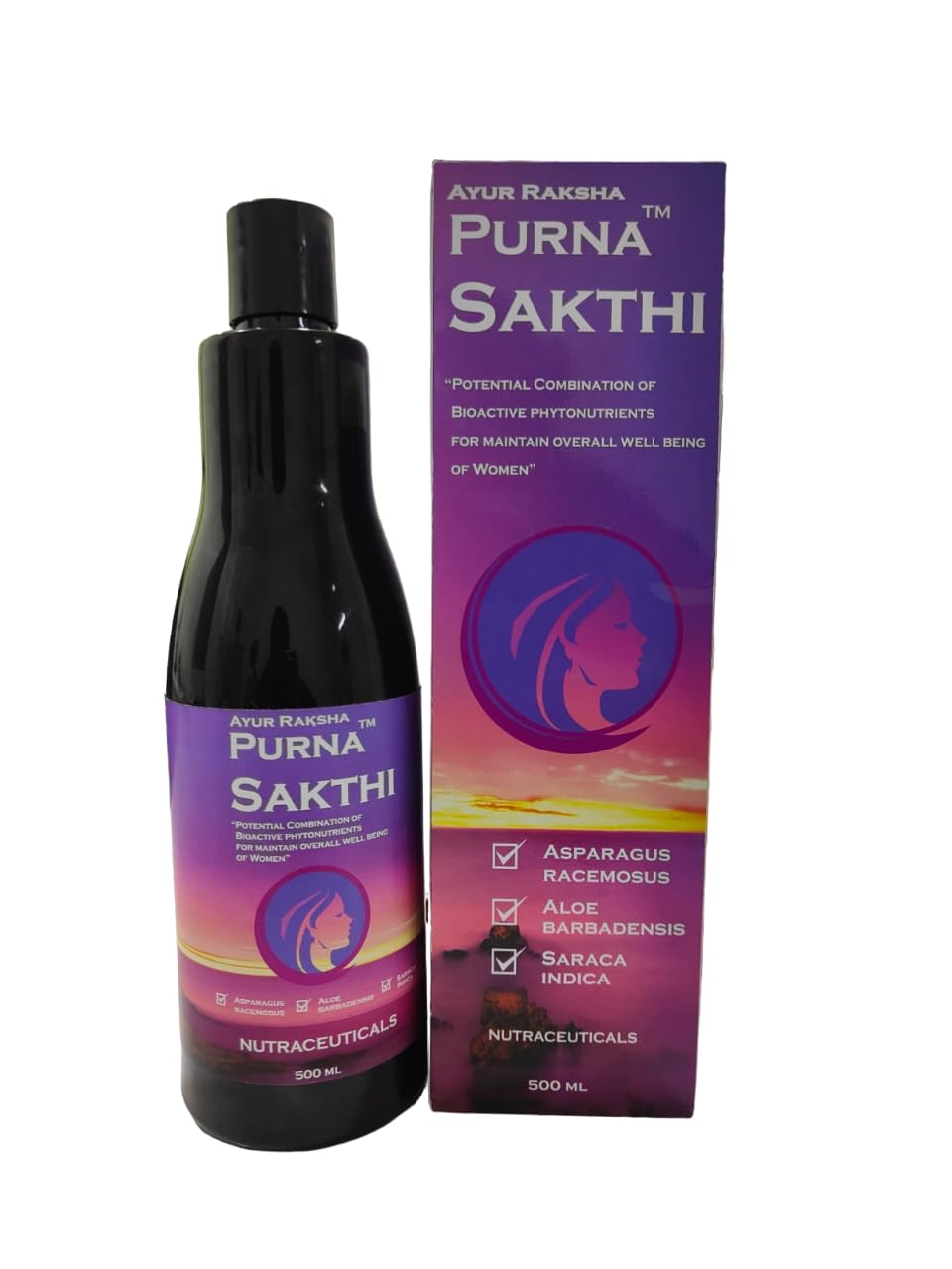 Purna Sakthi Tonic, 500ml for Delayed & Irregular Periods | Ayurvedic Wellness Kit for Teenage Girls & Women Health | PCOS, PCOD, Periods Pain, Mood Swings, Balances Hormones, Menopause Support (B0CY8WZ51N) Amazon Price History, Amazon Price Tracker