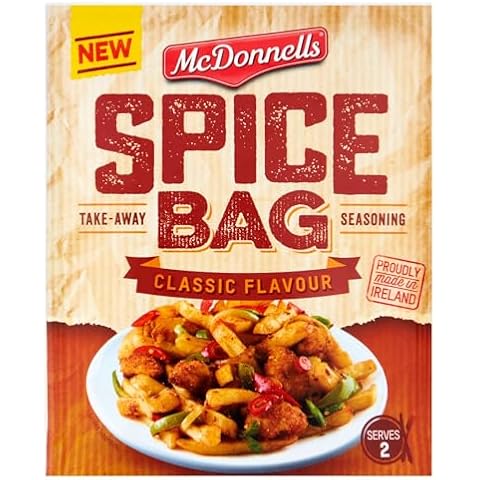 2 sachets of McDonnells Spice Bag Classic Flavour Seasoning Mix 40g each Cover