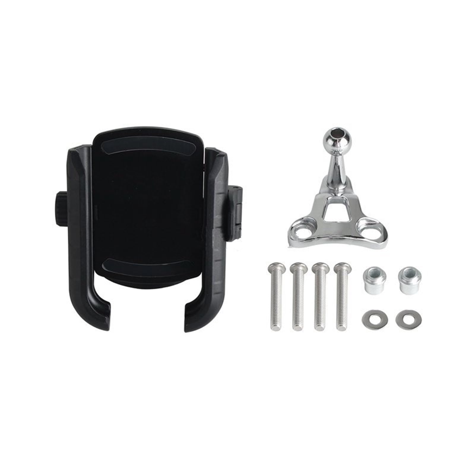 Support navigation GPS moto avec pince réglable 54 à 72 mm C Mount Set - 5