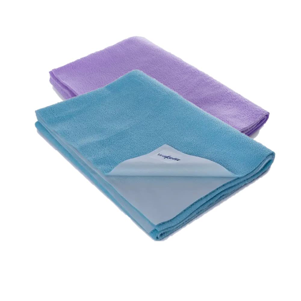 Wakefit Dry Sheet for New Born Baby | Waterproof Sheet for Toddler | Anti-Piling Fleece Extra Absorbent Quick Dry Sheet | Infant Bed Protector | Large (140×100 cms) | Aqua Blue & Violet – Set of 2 Wakefit Dry Sheet for New Born Baby | Waterproof Sheet for Toddler | Anti-Piling Fleece Extra Absorbent Quick Dry Sheet | Infant Bed Protector | Large (140×100 cms) | Aqua Blue & Violet – Set of 2