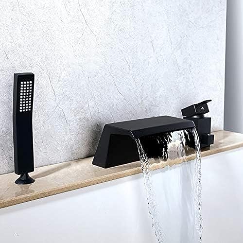 Robinet de baignoire cascade anti-éclaboussure à pose 3 trous - 6