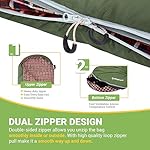 KingCamp Sleeping Bag for Adults, Extra Wide Flannel Sleeping Bag for Camping Backpacking, Warm & Cold Weather, Big and Tall, Lightweight, XL Size - Image 4