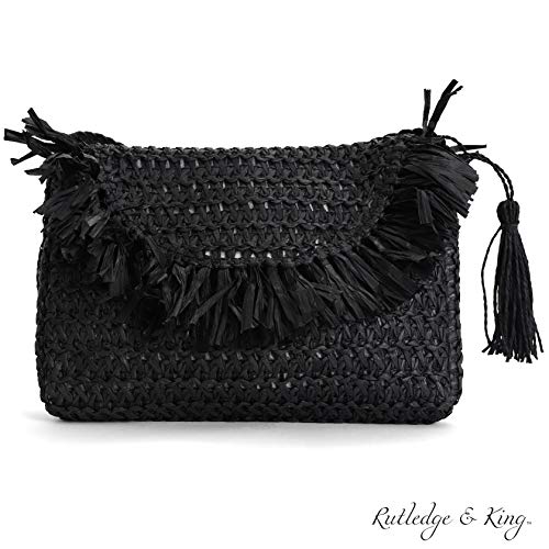 Rutledge & King Straw Crossbody Bag - Straw Bag with Handle - Straw Purse2